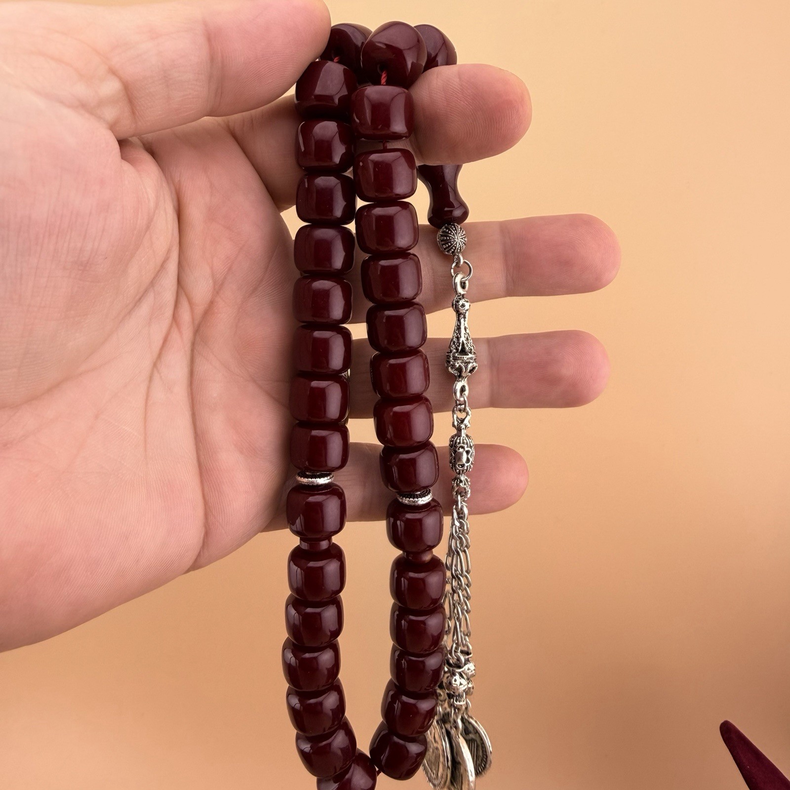 Vintage Collectible Faturan Islamic 33 Bead Tasbih مسبحة مسباح فاتوران N68