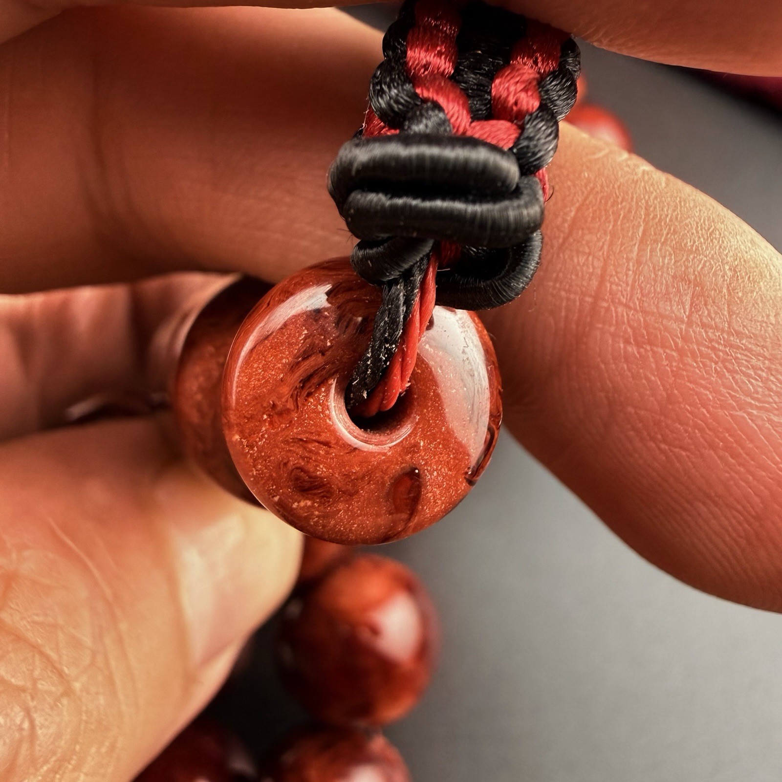 VIP Red Galaxy Misky 33-Bead Islamic Tasbih Rosary مسباح فاتوران حجم كبير N945