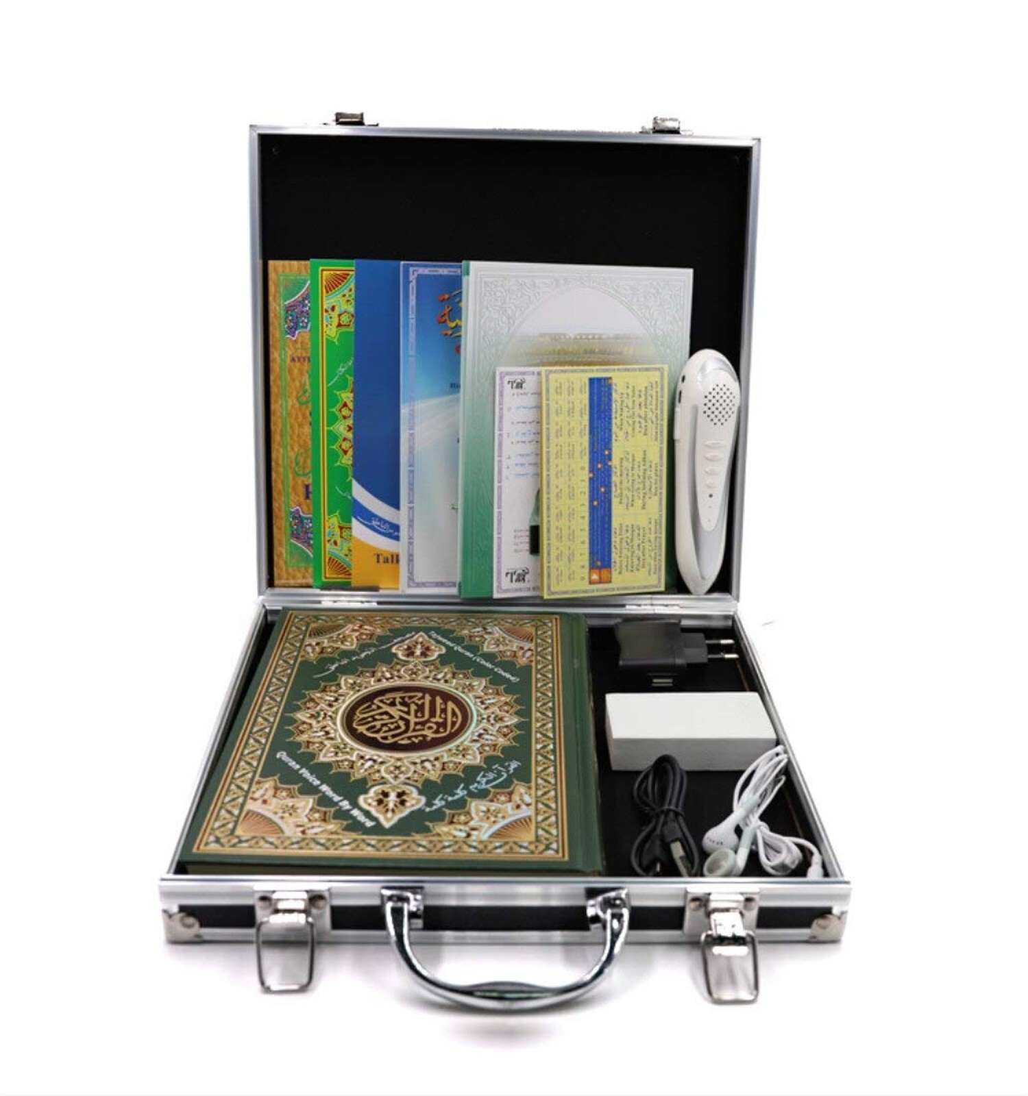 Digital Qur’an Pen Quran Player Pen Reader 8GB Silver Color Word for Word Taj…