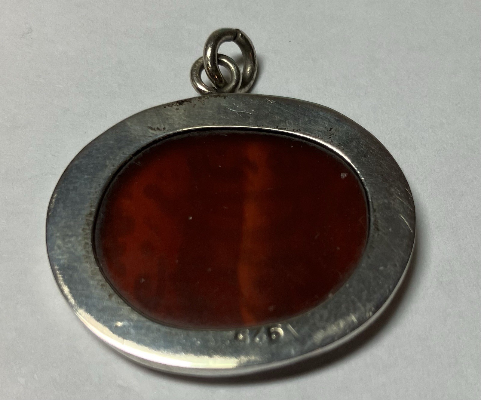 Islamic silver pendant talisman amulet Carved Carnelian Taweez Shea Quran Islam