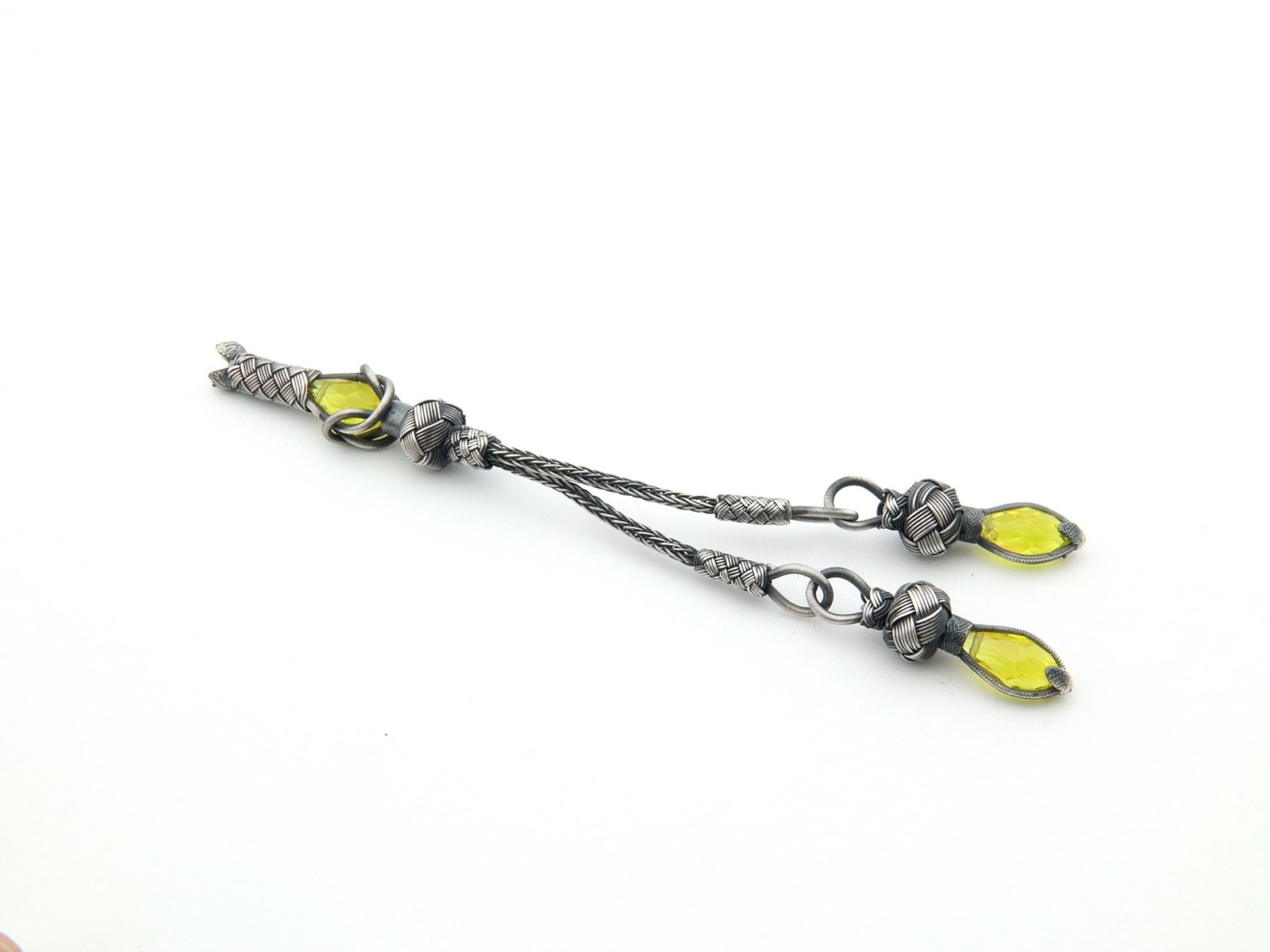 Trabzon kazaz hand-knitted Metal tassel 1000 silver Prayer Beads Misbaha 730163