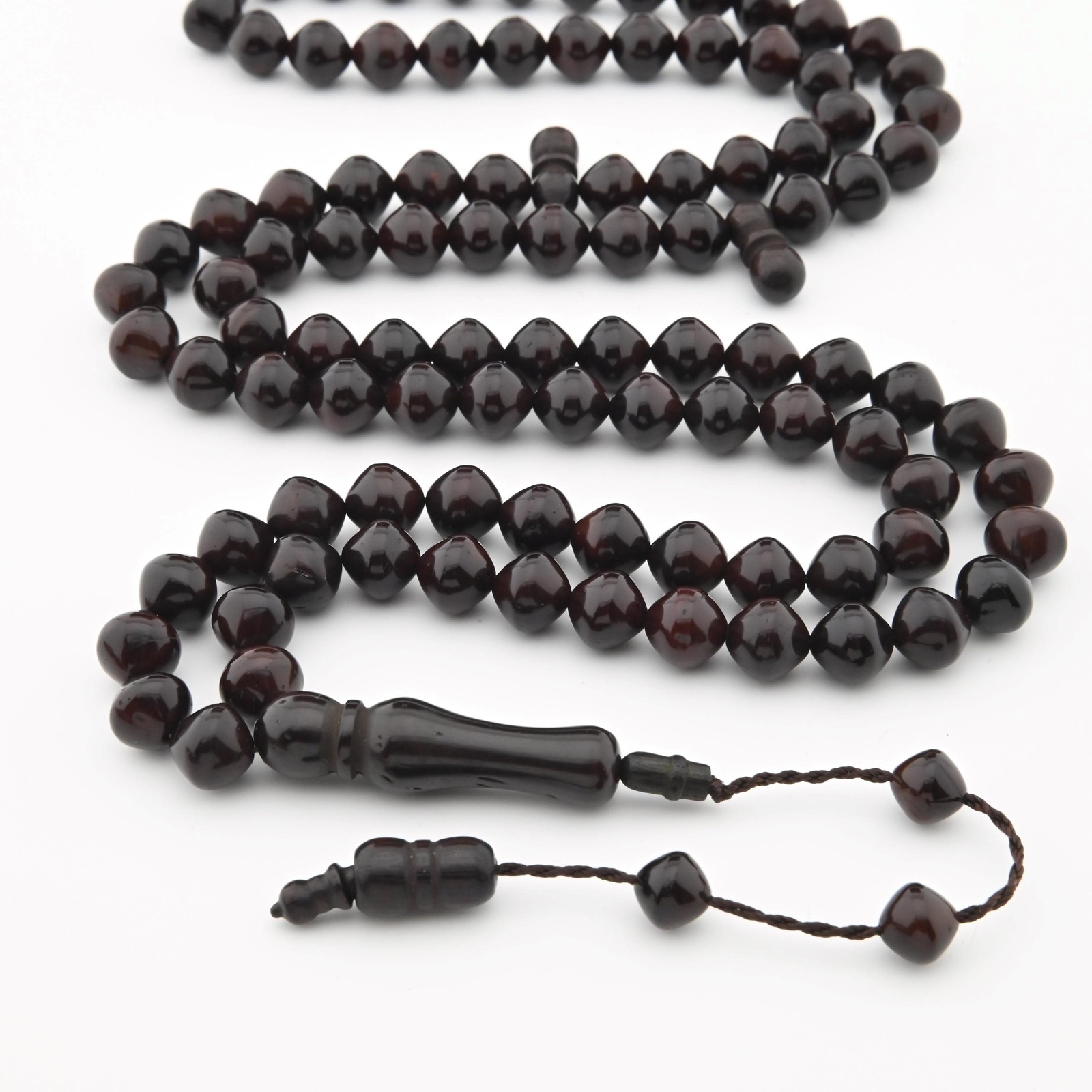 Handcrafted Kuka Wood 99 Beads Tasbih, Misbaha, Islamic Prayer Beads 201452
