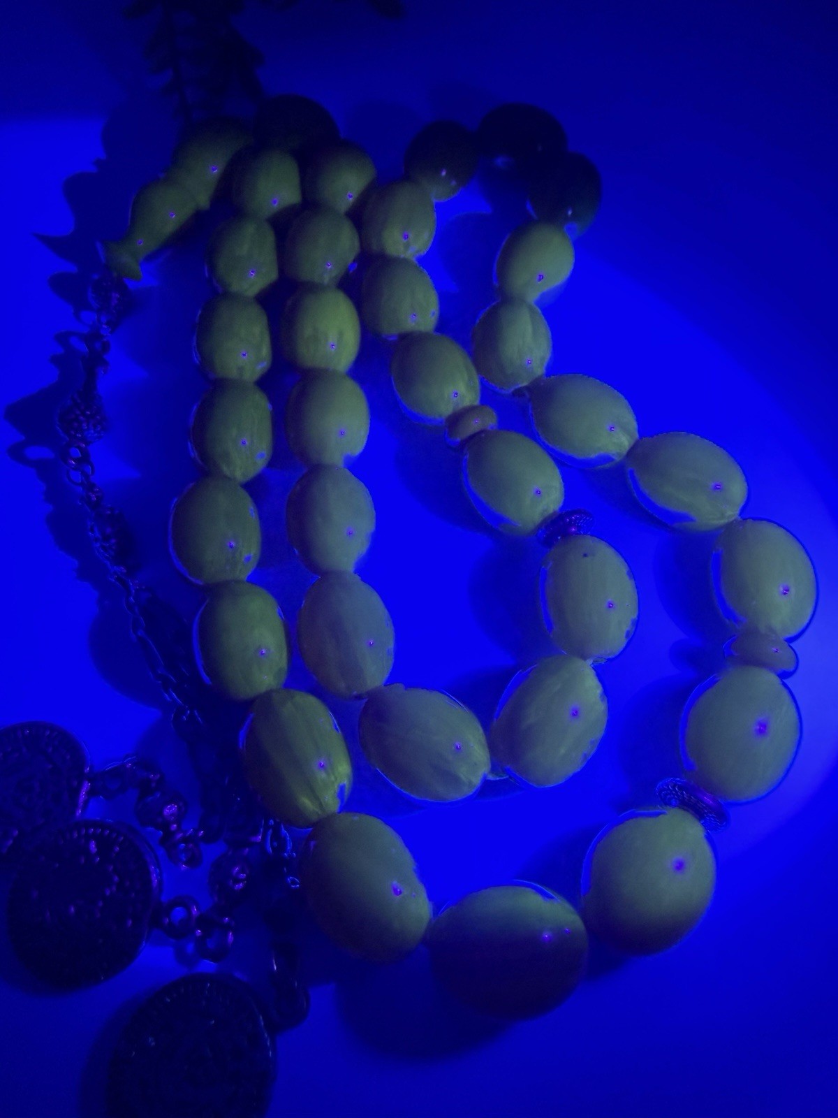 Collectible Misky Amber 33-Bead Islamic Rosary Tasbih Tasbeehمسبحة مسباح مسكي