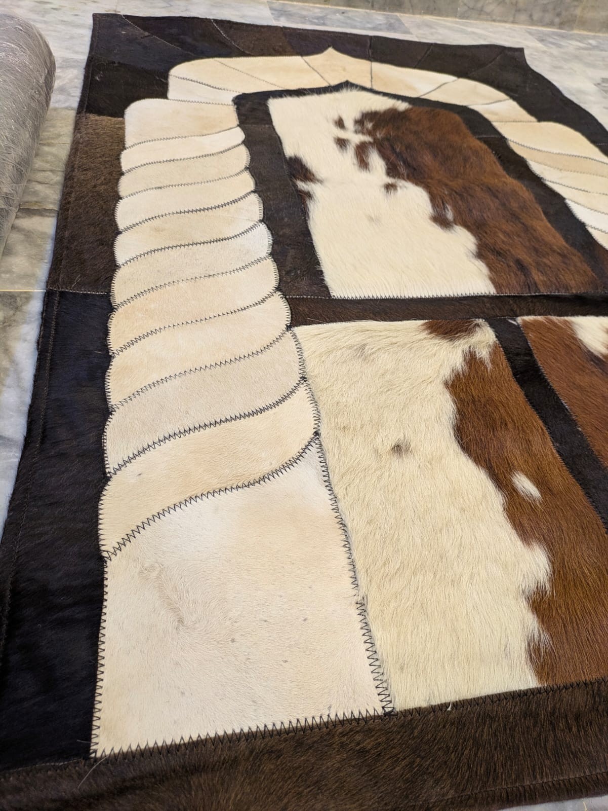 Muslim Prayer Cowhide Mat Pilgrimage Carpet Muslim Praying Rug