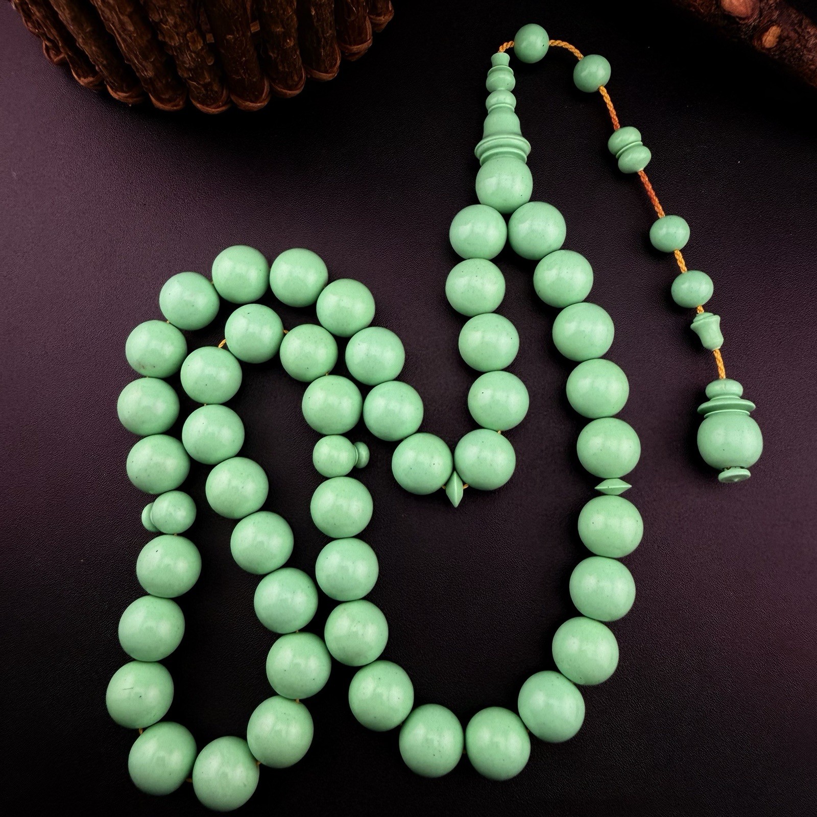 Collectible Islamic Tasbih 45-bead Prayer Rosary مسباح سبحة مسبحة باغا N900