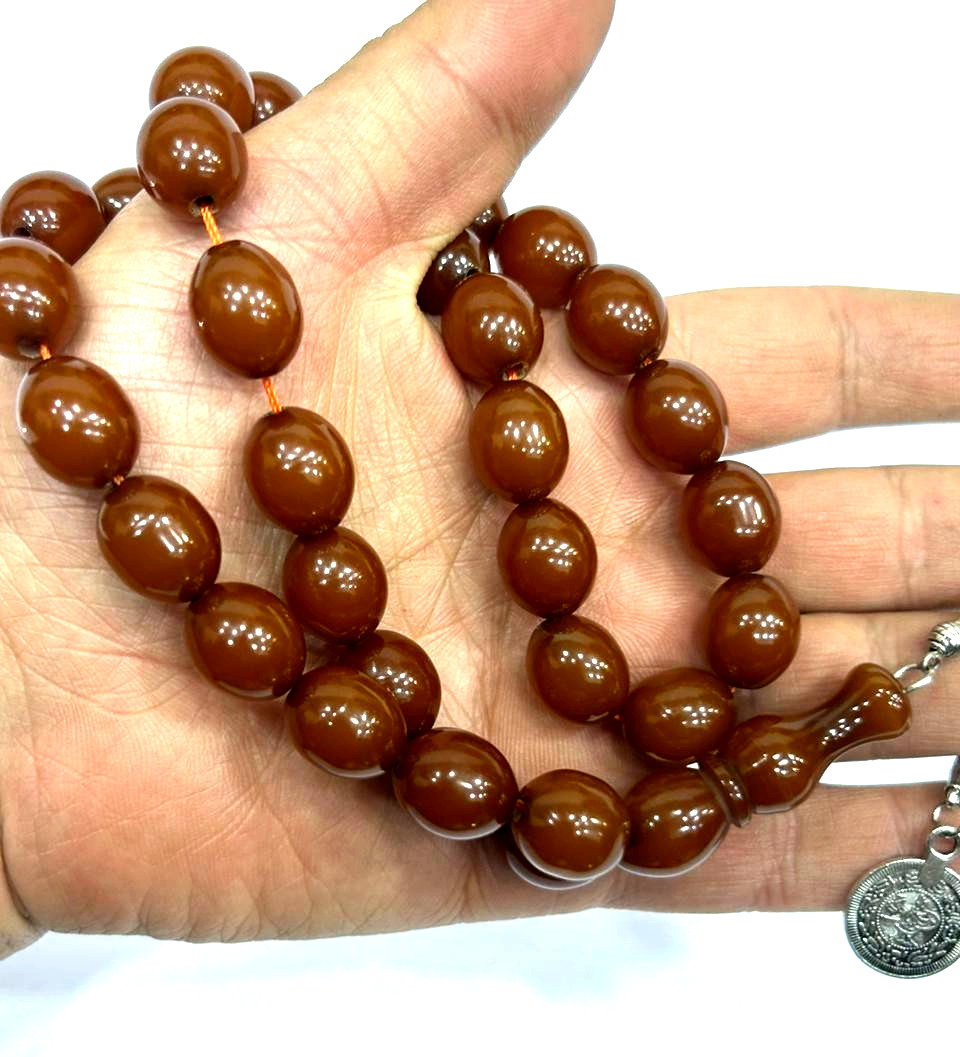 ISLAMIC PRAYER BEADS | MUSKY FATURAN | 33 PIECES | HANDCRAFTED