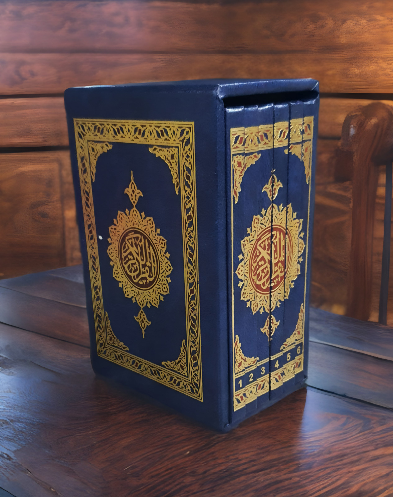 Holy Quran 6-Volume Set المصحف الشريف 6 أجزاء Deluxe Arabic Islamic Book Gift