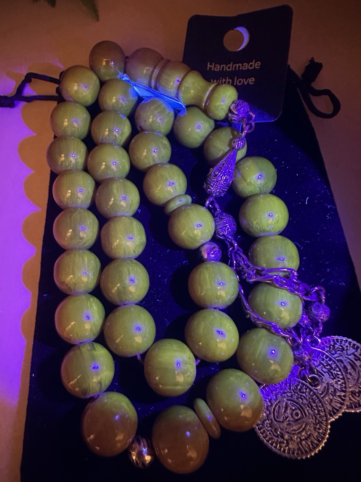 High Quality Misky 33Beads Prayer Rosaryمسبحة مسباح مسكي جودة عالية خراطة يدوية