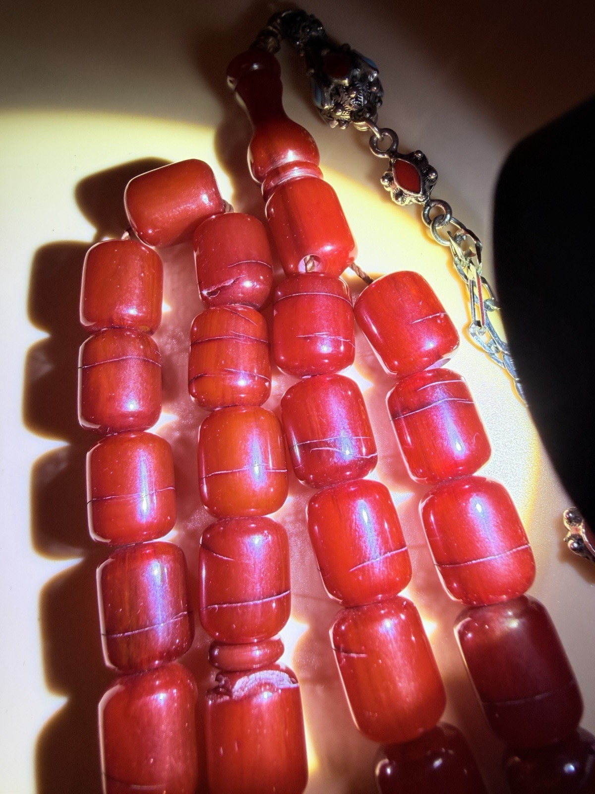 Vintage Misky 33 Worry Beads Prayer Rosary Tasbih مسبحة مسباح مسكي قديم 474