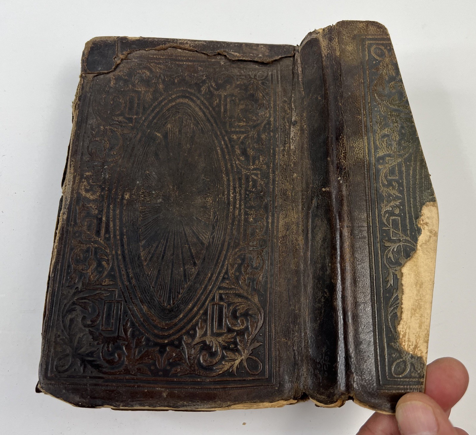 Antique Rare QURAN-Late 1800 or 1900 Printed Calligraphed With Leather Cover
