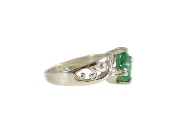 19thC Antique 2ct Emerald+Ring: Ancient Islam Holy Gem Engraved Koranic Verse