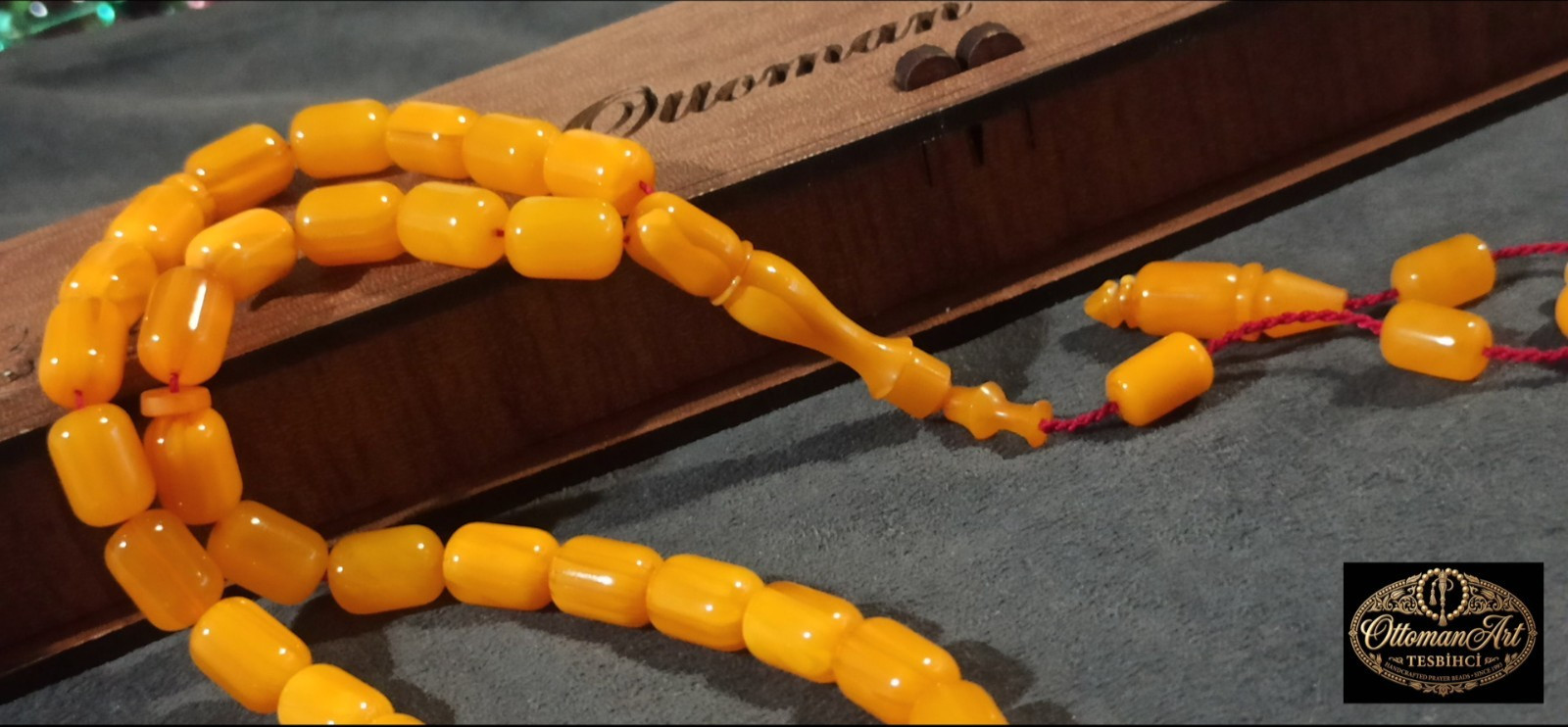 ISLAMIC PRAYER BEADS, BELGIUM ROD CATALIN, TASBIH MISBAHA, BELCIKA CUBUK KATALIN