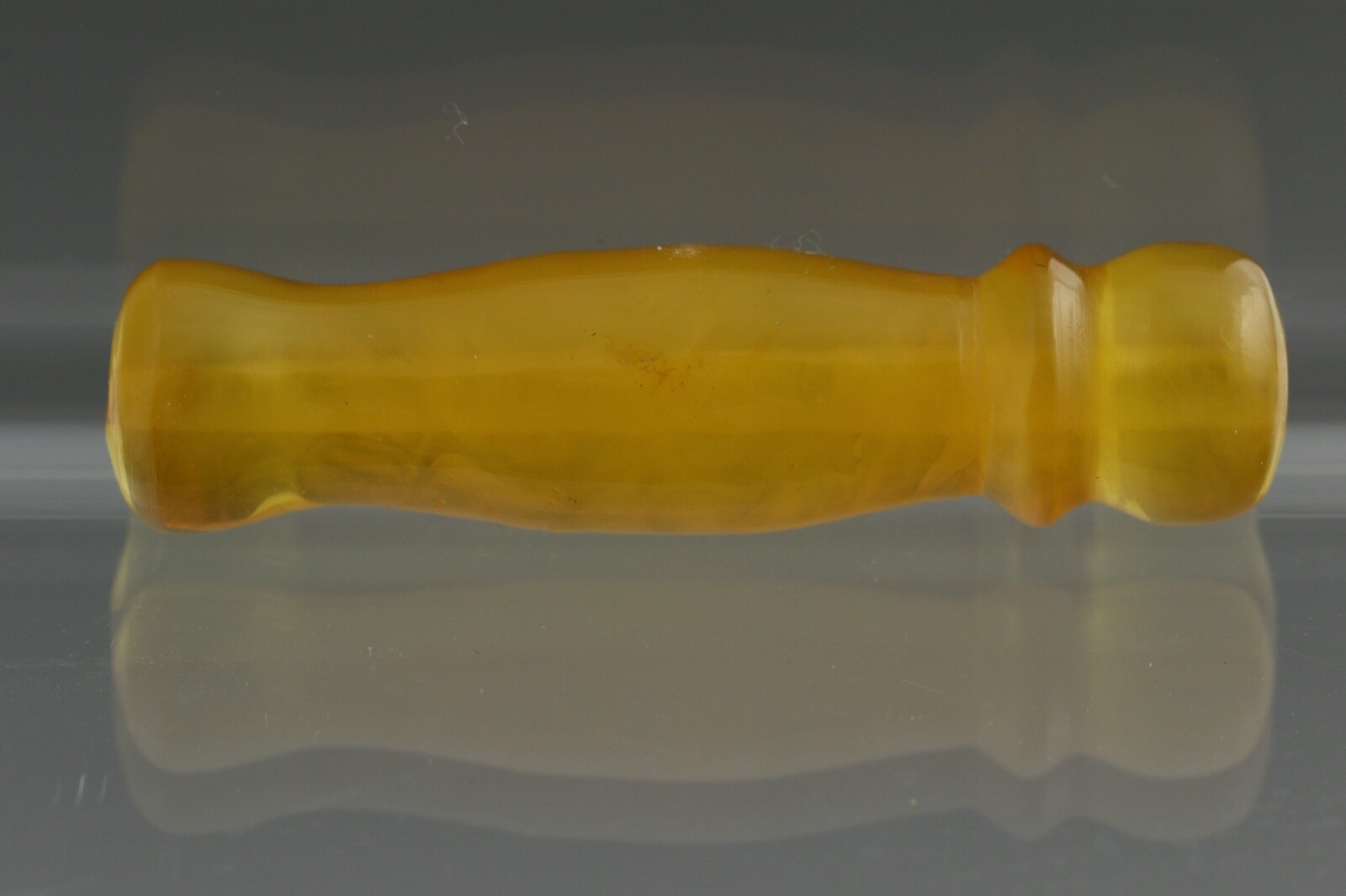 Egg Yolk Vintage BALTIC AMBER Islamic Prayer Bead Imam Minaret TASBIH 2.6g 126-5