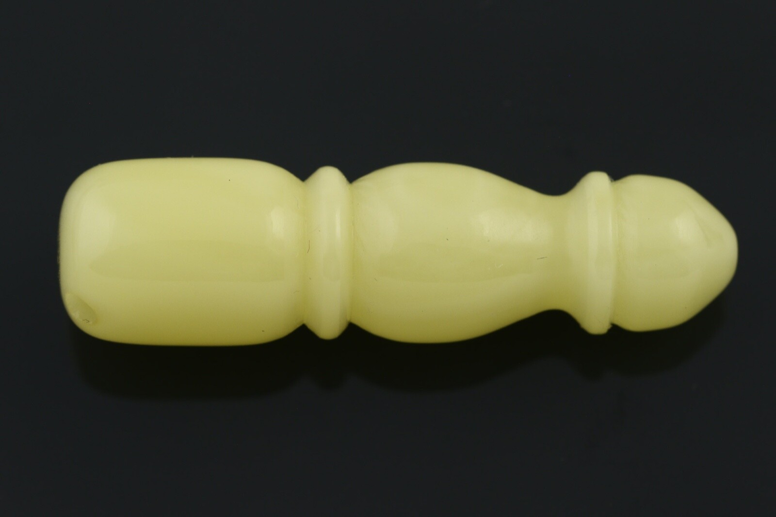 Genuine BALTIC AMBER White Islamic Prayer Bead Imam Minaret TASBIH 1.4g 201215-4