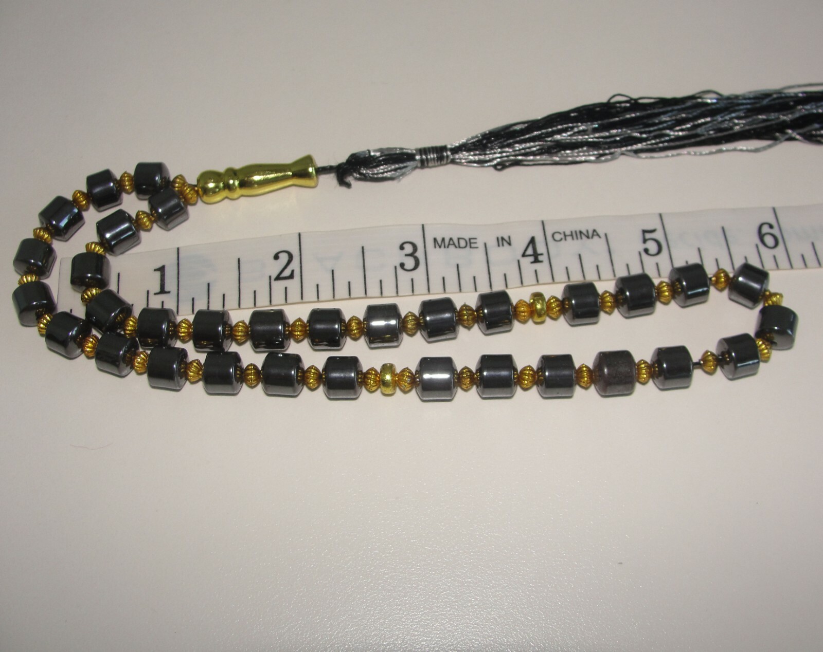 Pretty Afghanistan 33 Stone Pray Beads Misbaha Tasbih Subha Muslim Sufi تَسْبِيح