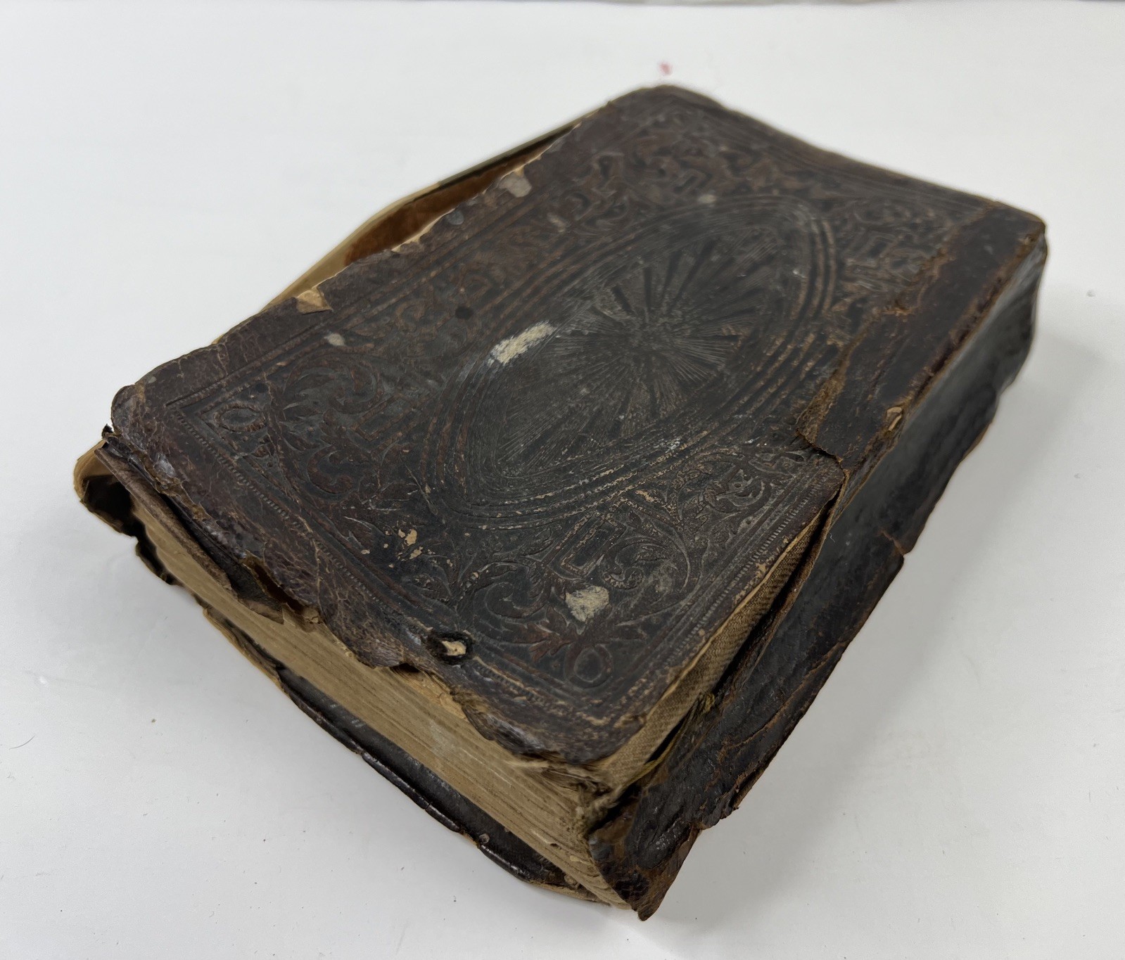 Antique Rare QURAN-Late 1800 or 1900 Printed Calligraphed With Leather Cover