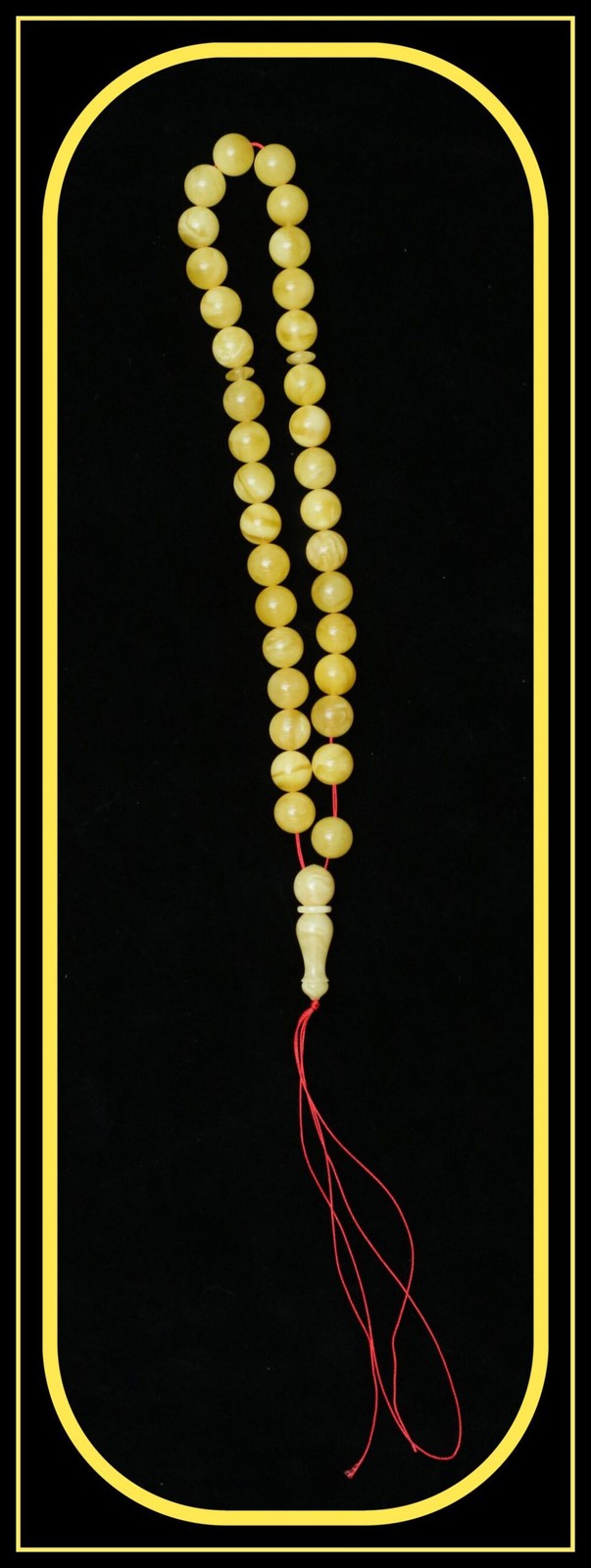 Misbaha Tasbih Baltic Amber Rosary — Made in USA | KIZIMA®