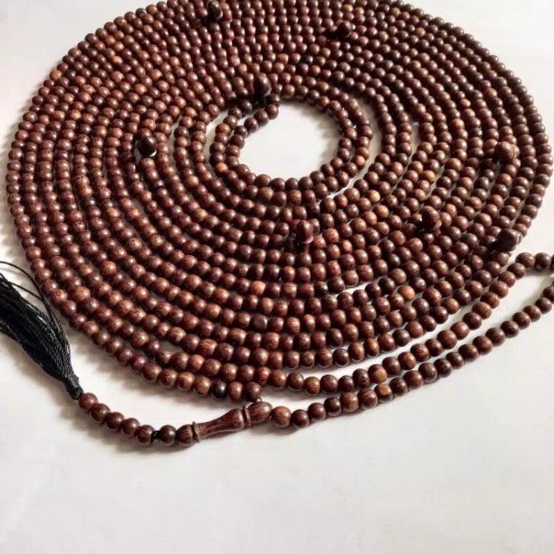 1000 Beads, Wooden prayer beads Galih Asem