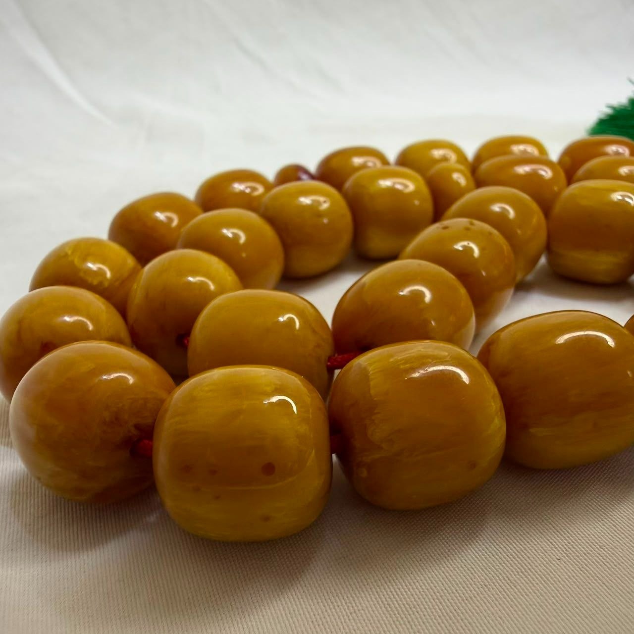 Old Sandalus Style Cherry Islamic Tasbih Prayer Beads 33 112g Misbaha