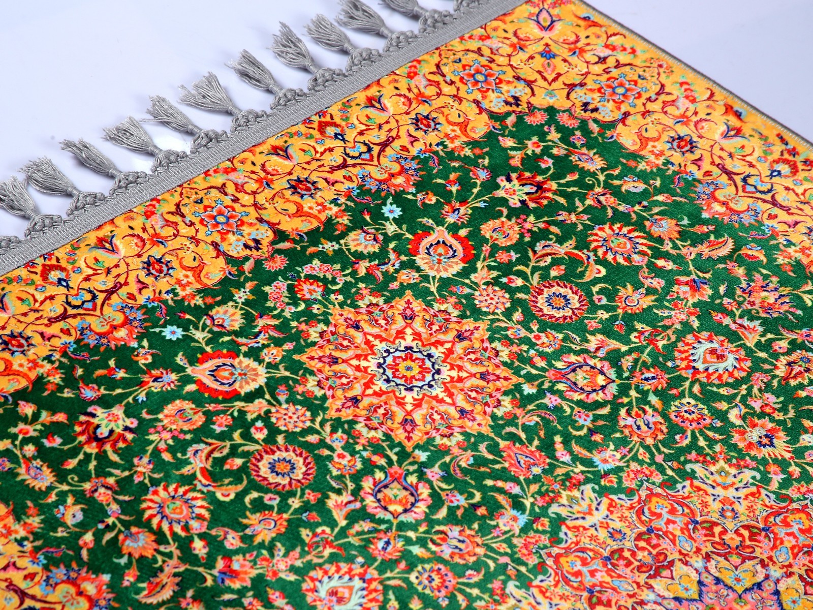 Luxury Prayer Mat Silky Soft Gebetsteppich Islamic Prayer Rug Turkish Carpet Rug