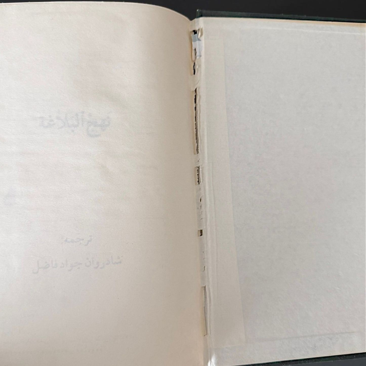 1st Edition Nahj al-Balagha Persian Farsi Hardcover Imam Ali Book