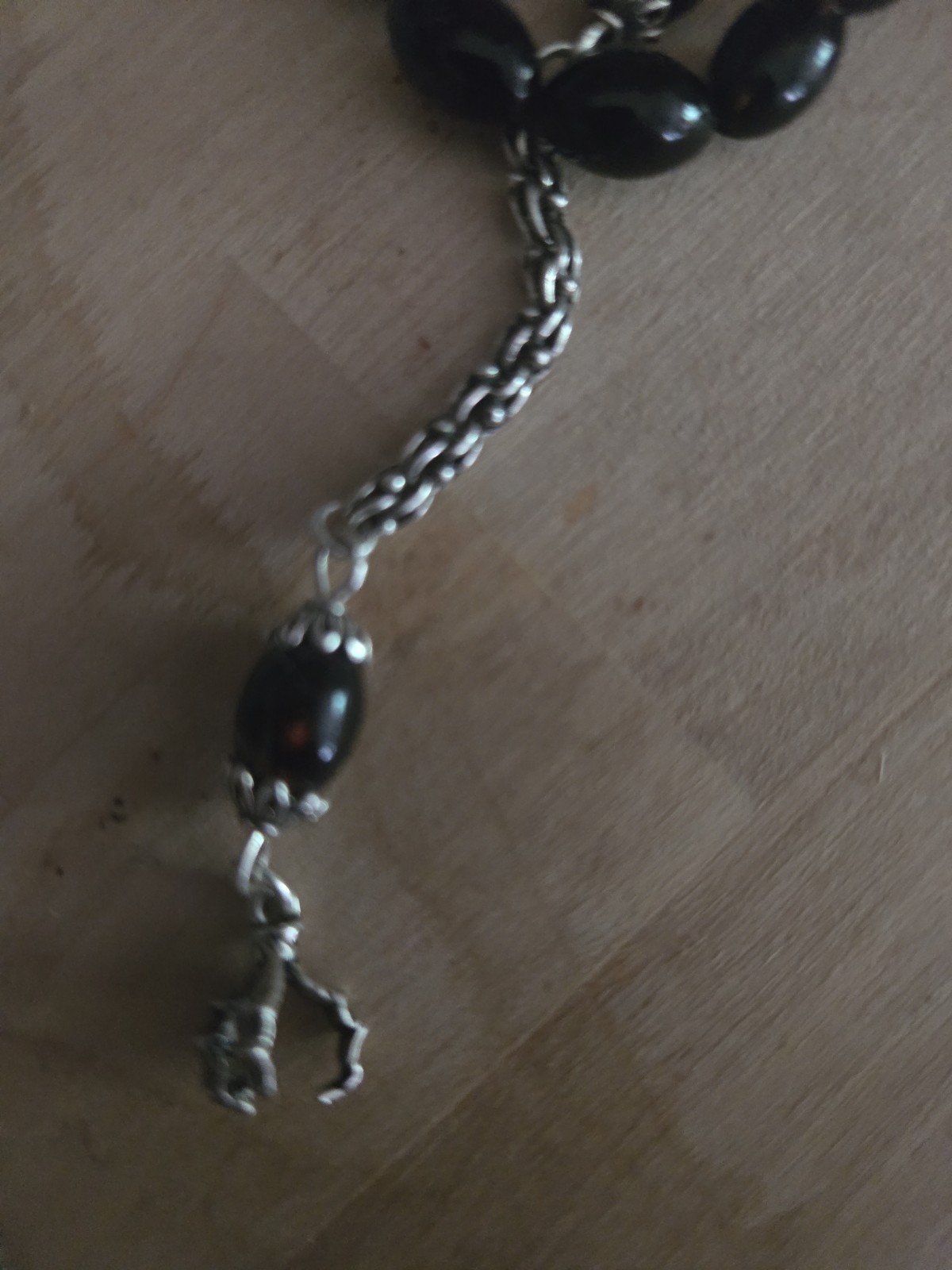 Antique Black Coral beads Prayer Beads