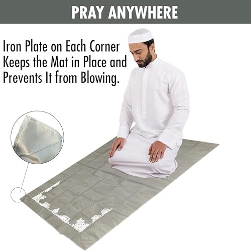 Portable Travel Praying Mat, Muslim Prayer Rug, Foldable Prayer, Pocket Size