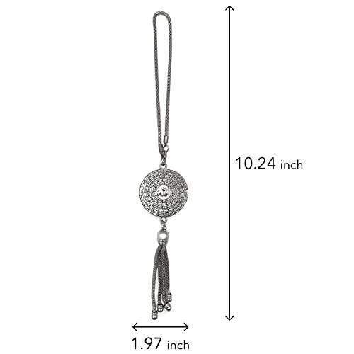 Islam Car Rear Mirror Hangers – Allah Muhammad Islamic Al-Quran Ramadan Silver