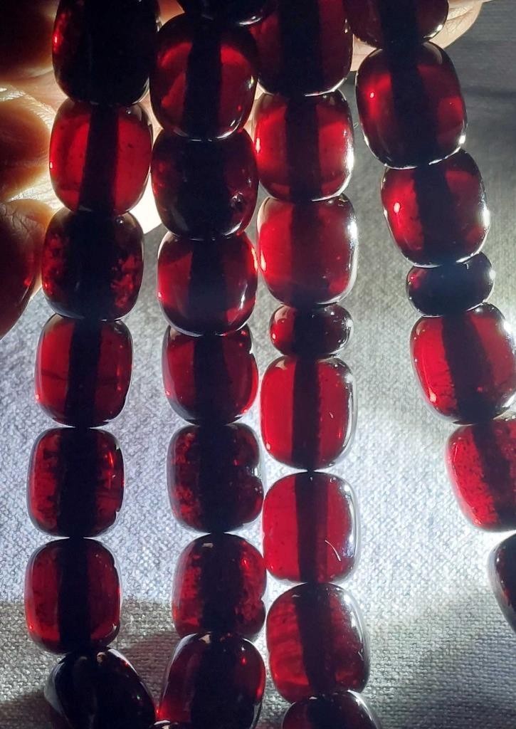Antique 85,1 Grs Bakelite Faturan Islam Prayer Beads 33+1 Rosary