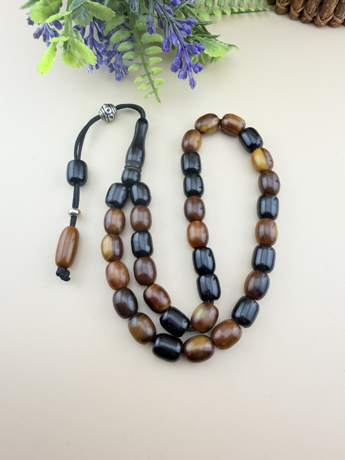 Rare Antique German Bakelite Islamic Tesbih مسبحة مسباح بكلايت الماني انتيك 757
