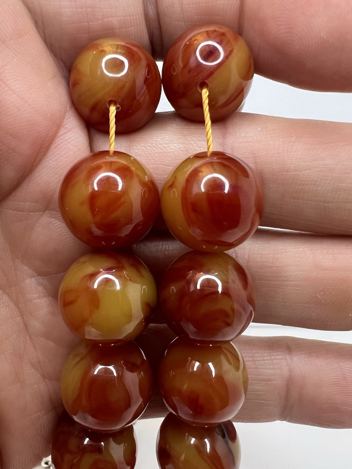 Rosary Bakelite Meski New Craft مسباح مسكي منغاوي تشيكي خراطة جديدة
