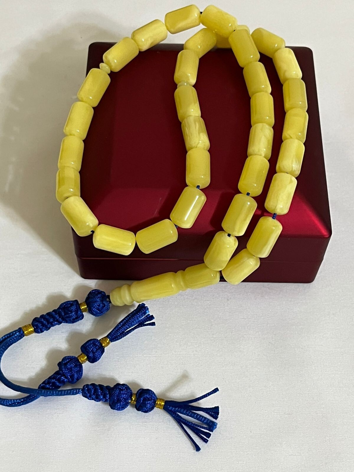 Natural Baltic Amber Flour Poland Rosary 33 سبحة تراب كهرب بولوني تراب كهرمان