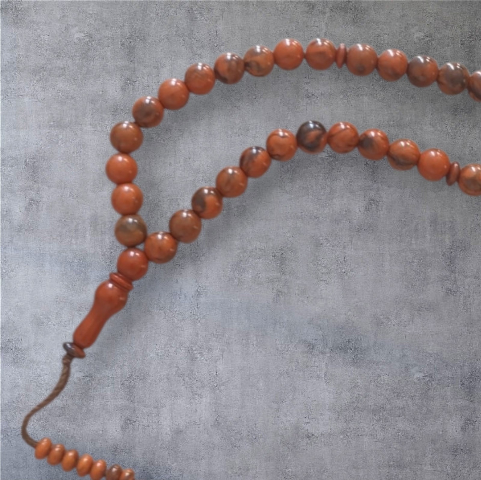 Handmade Rosary, Masbaha 33 Beads, Muslim’s Gift