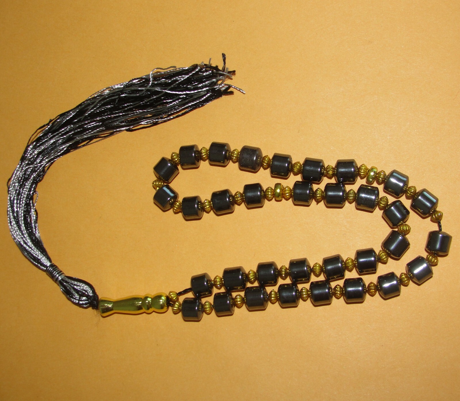 Pretty Afghanistan 33 Stone Pray Beads Misbaha Tasbih Subha Muslim Sufi تَسْبِيح