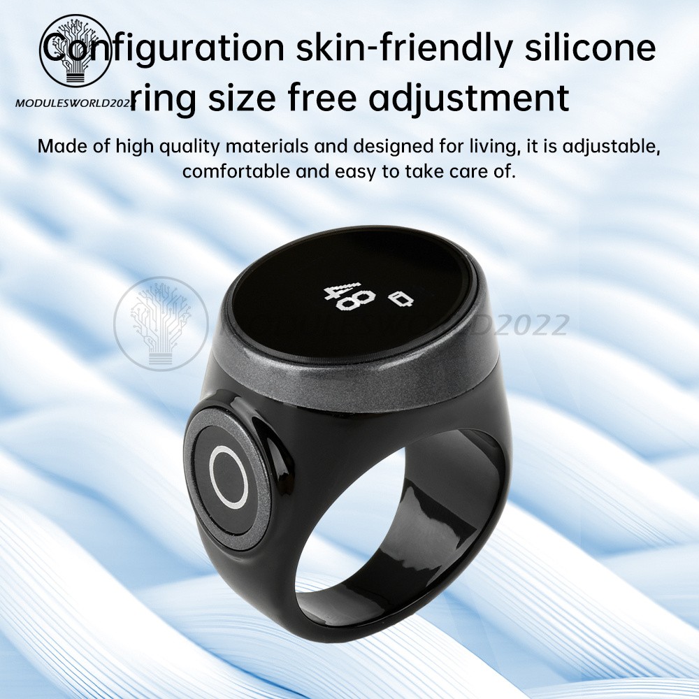 Digital Touch Tally Counter Dhikr/Tasbih/Tasbi/ Tasbee Finger Ring Power Display