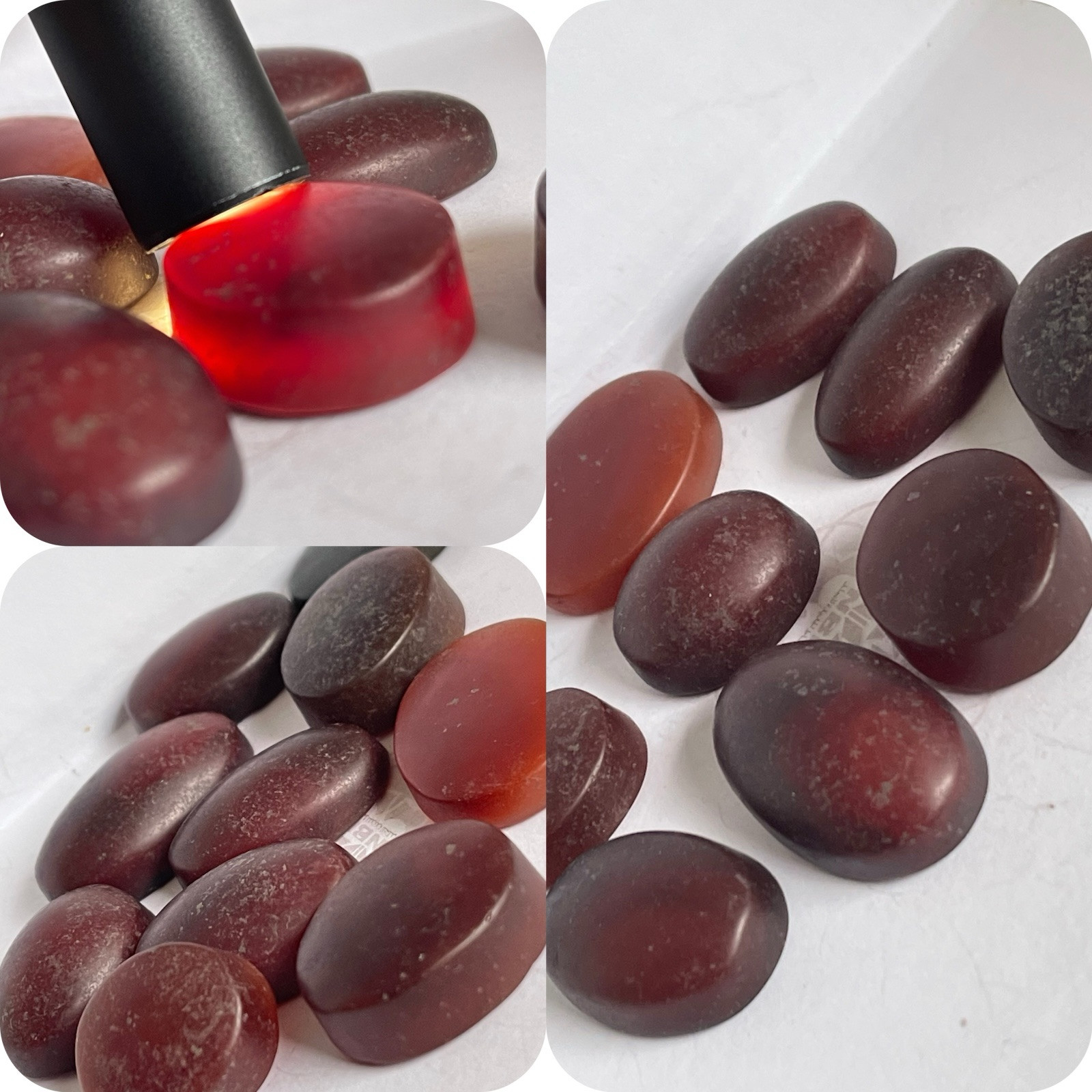 ‏Agate فصوص عقيق يمني خام قديم Yemeni Natural stone 10 Peices