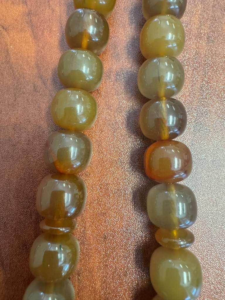 Vintage Kohroba Kahruba Muslim Prayer Beads Tasbih Misbaha 72g Handmade