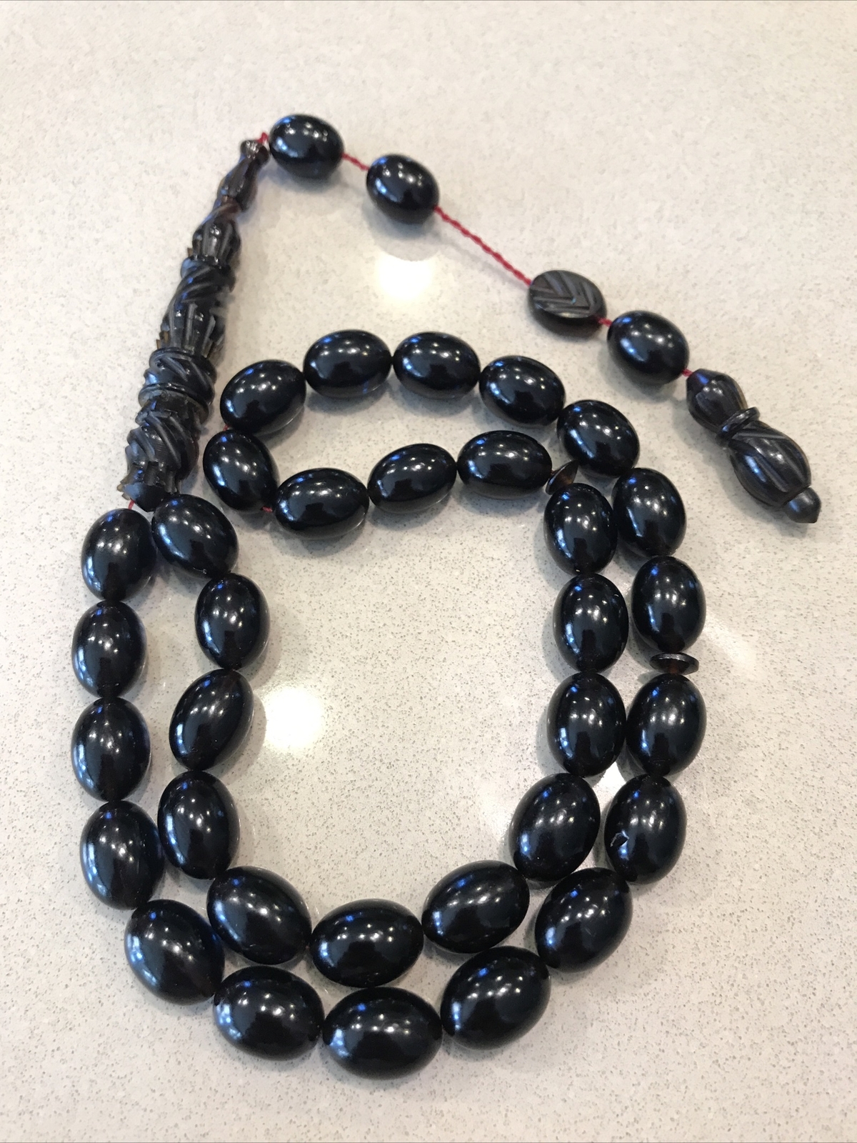 Hand engraved Rosary Sandalous Rosary Beads سبحة سندلوس نقش يدوي مسباح مسبحة