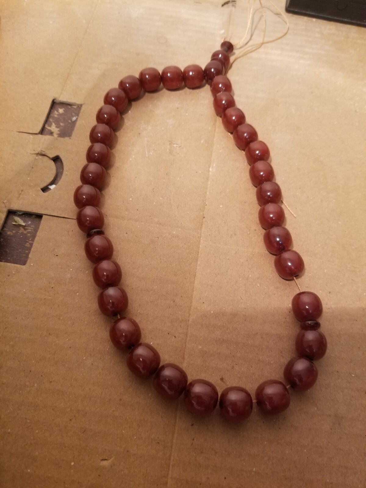 Natural Amber kahraman Prayer Beads
