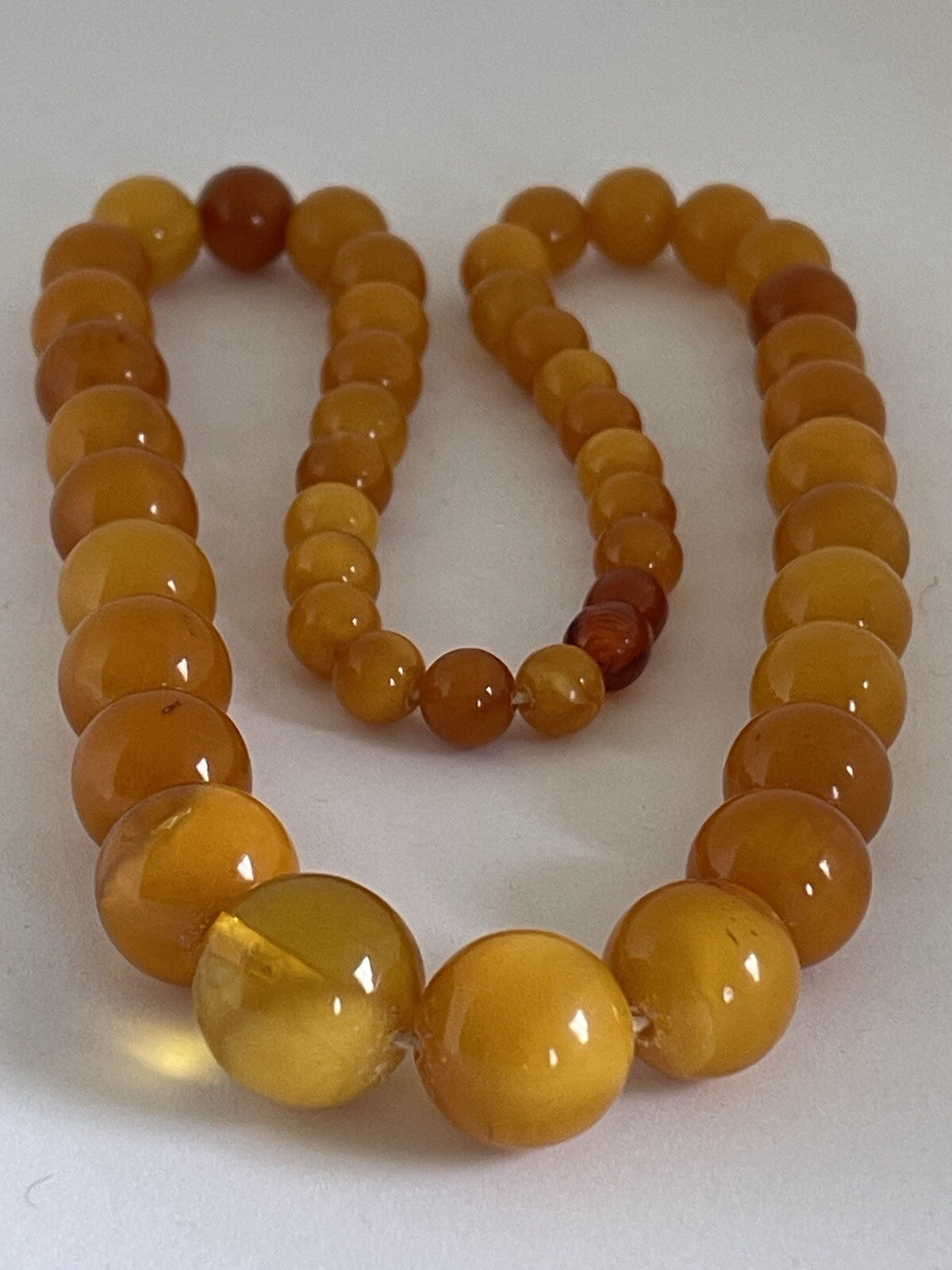 67g Natural Egg Yolk Butterscotch Antique Baltic Amber