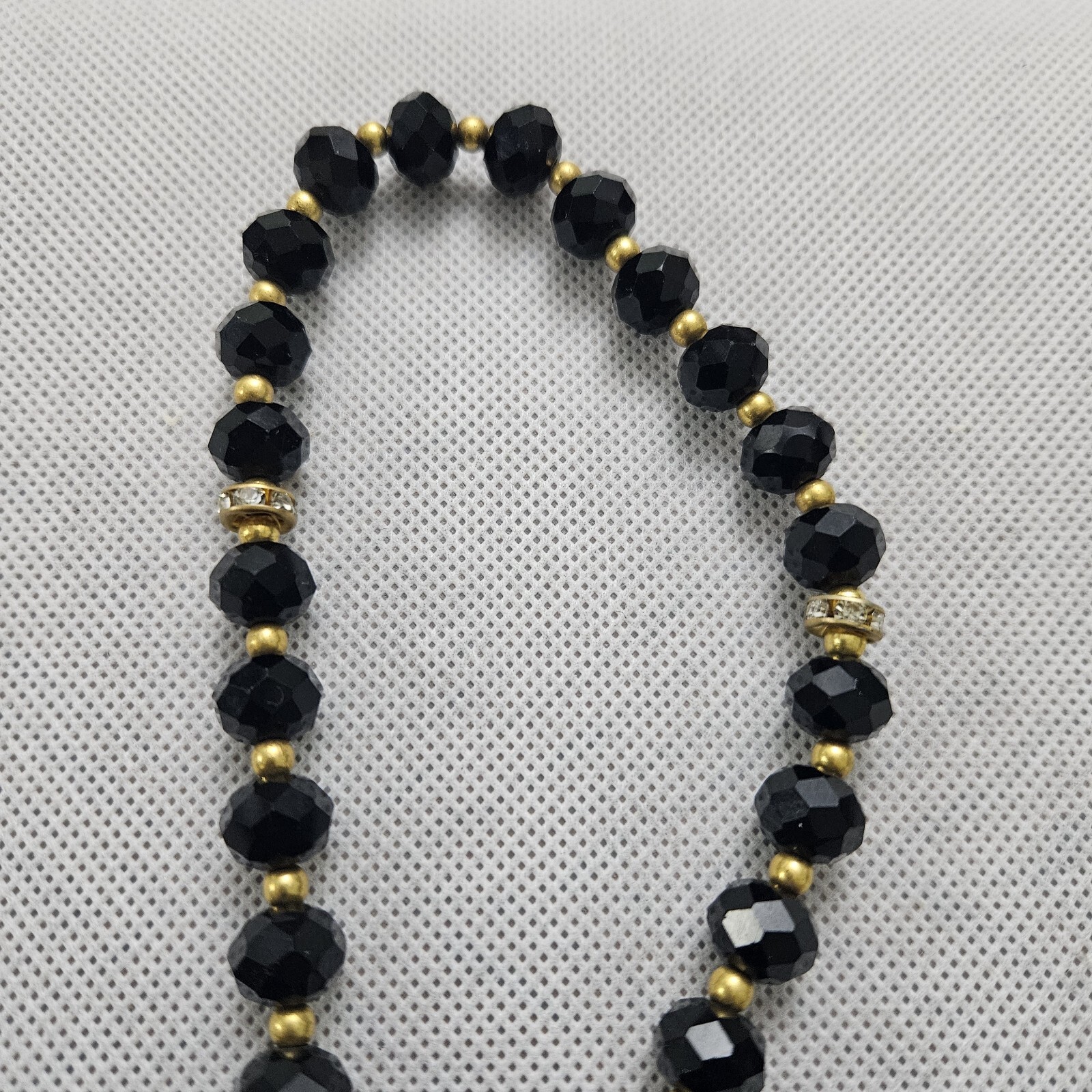 rosary, misbaha, bear up,33 Black rosary with golden beads elegance Ramadan