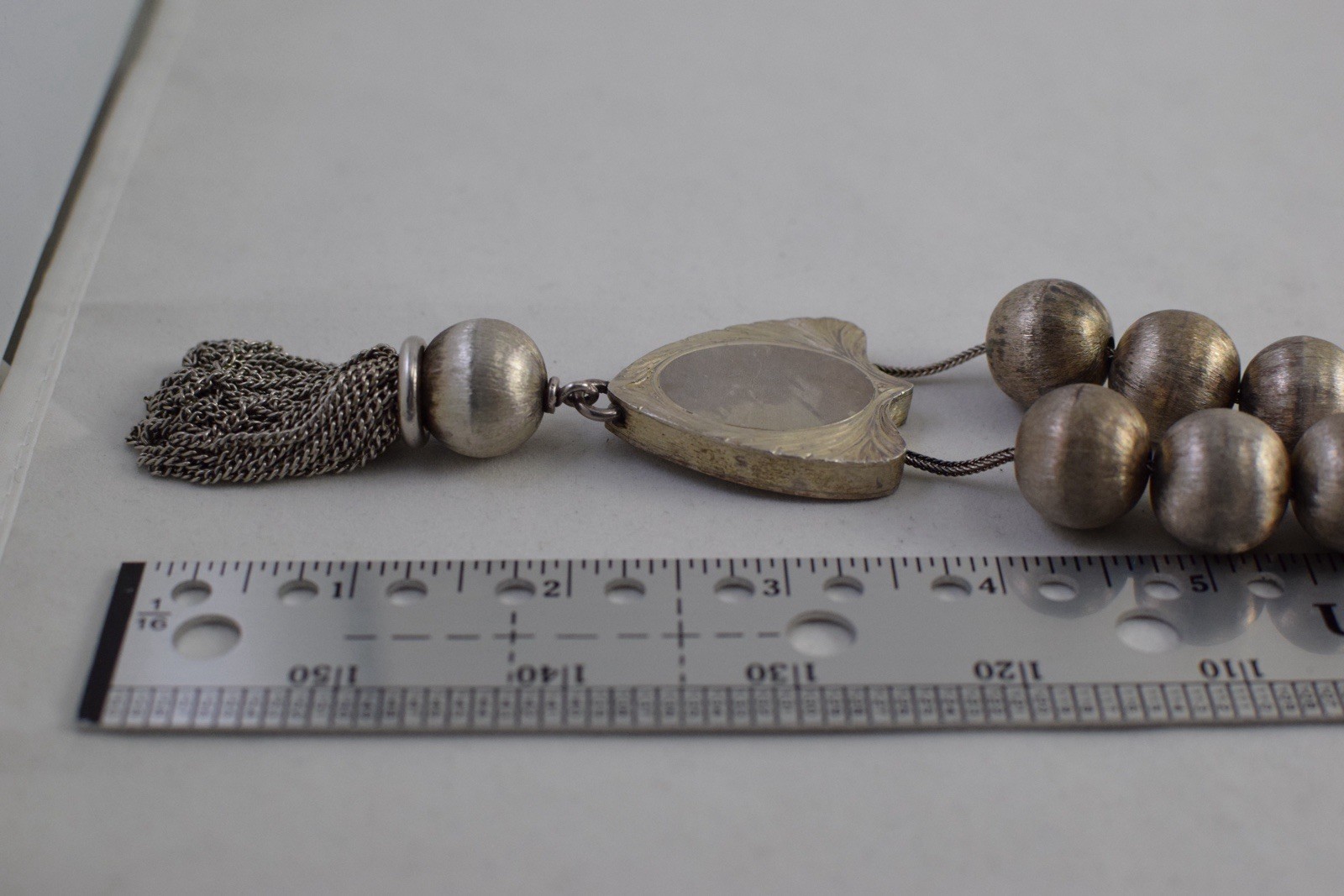VTG 950 Fine Silver Handmade Sterling Silver Greek Komboloi Worry Beads 121 g
