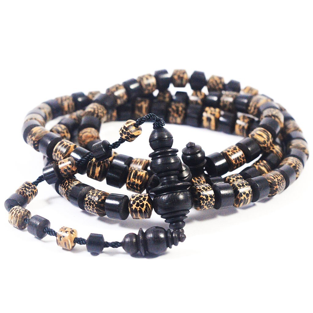 Islamic Musleem Prayer Beads a mixture of Ebony and Palm wood