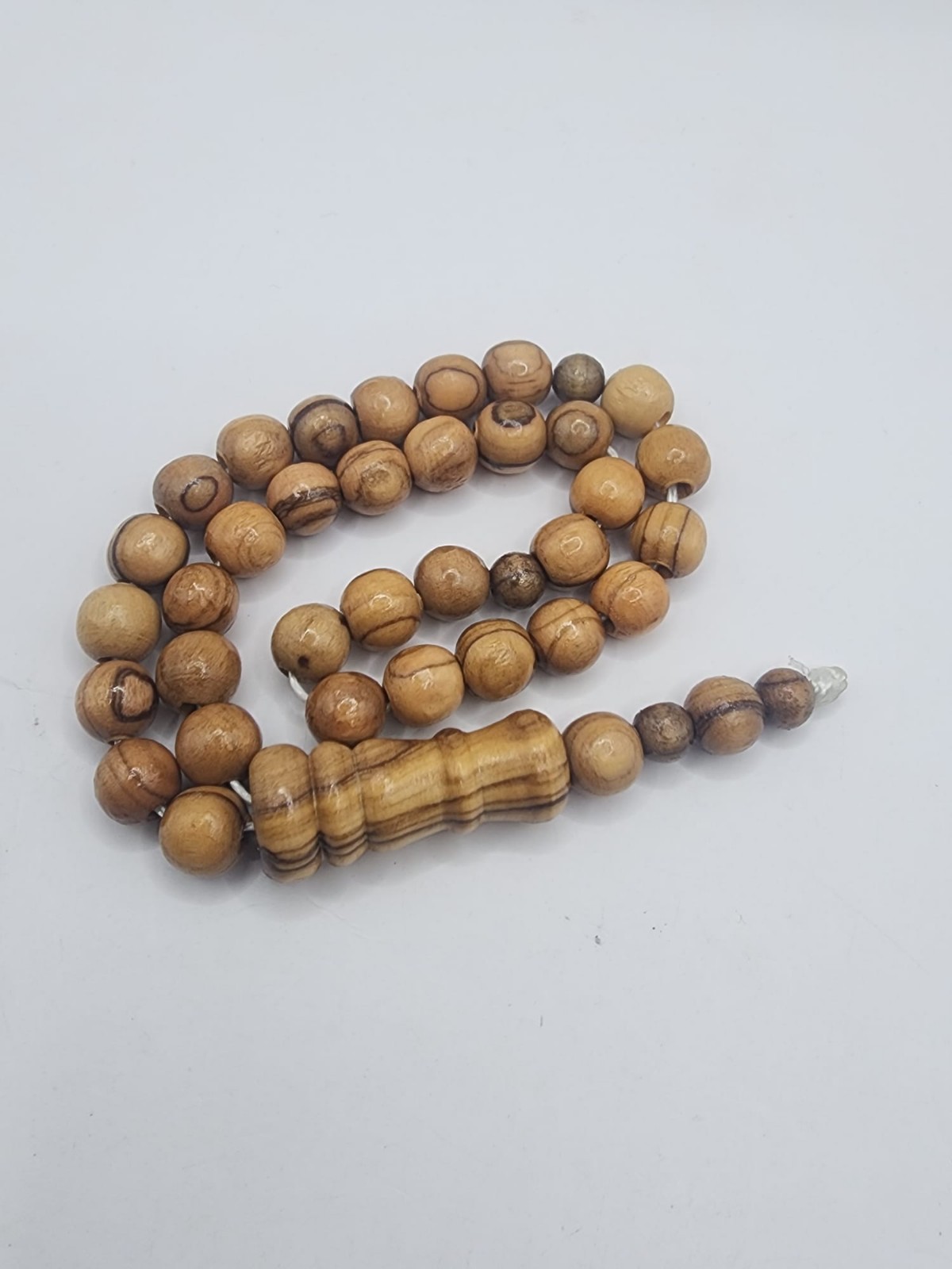 Rosary Olive Wood Islamic Prayer Handmade 33 Bead Tasbih Misbaha Holy Land Gift