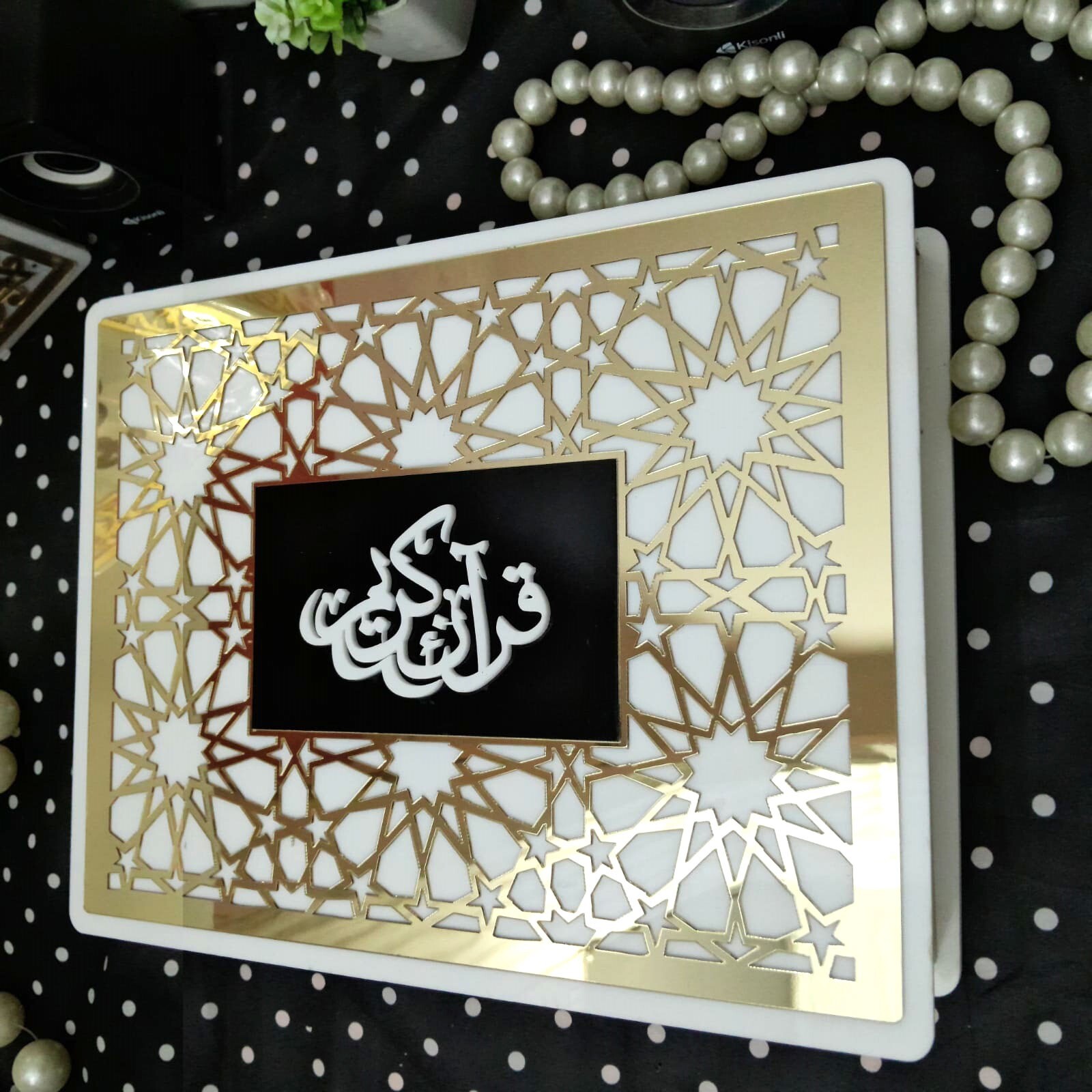 Luxury Acrylic Quran Box – Elegant Islamic Wedding Gift, Premium Quality Décor