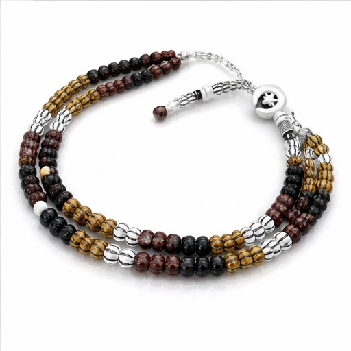 Islamic Tasbeeh 99 Beads Prayer Beads Multicolor Misbaha Dhikr Rosary