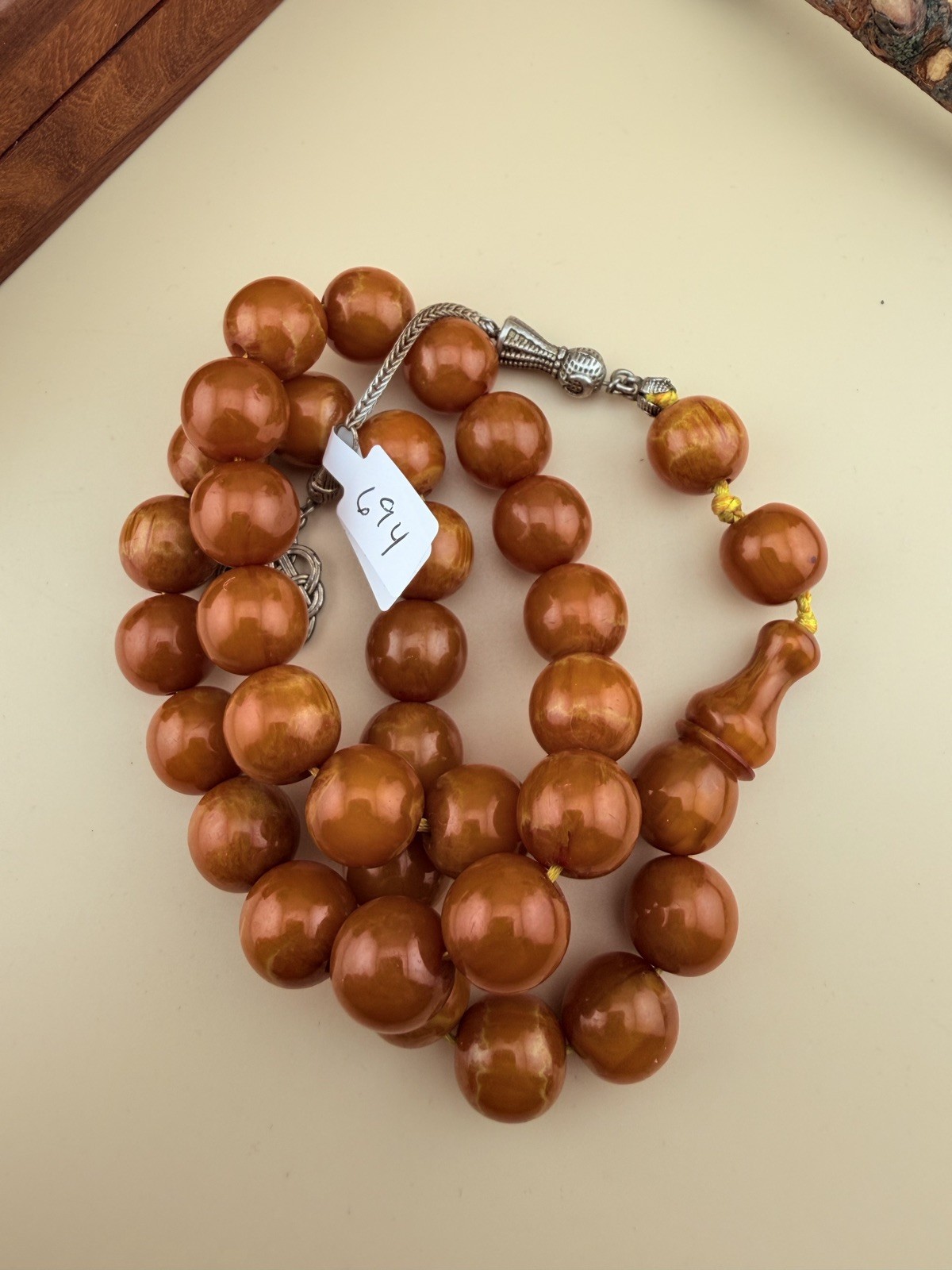 VTG Sandalus 33-bead Islamic Prayer Rosary Misbah N694 مسبحة مسباح مسكي سندلس