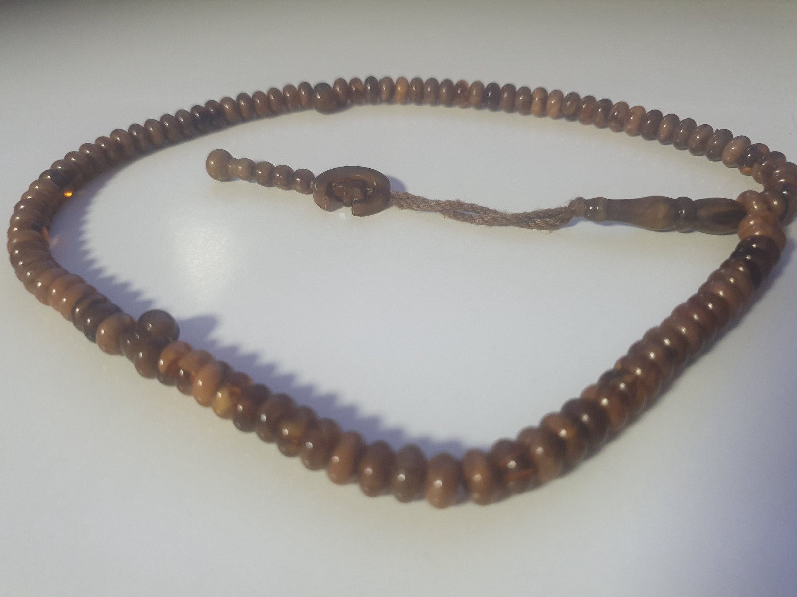 Luxury Islamic Tasbih – Natural Stone Prayer Beads – Handmade Misbaha