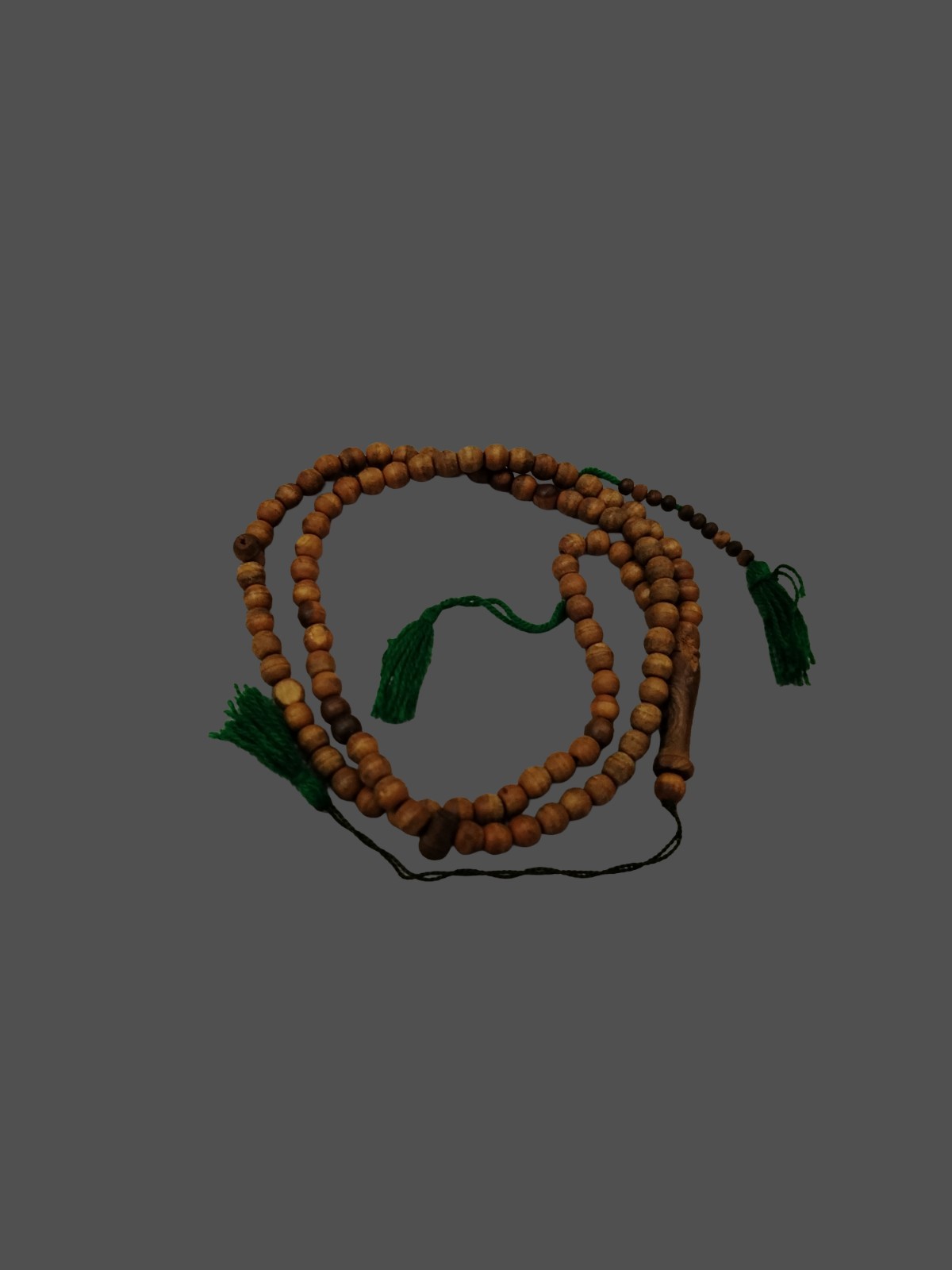 Old Vintage Spiritual 100 Handmade Prayer Beads Made From Natural Olive Wood