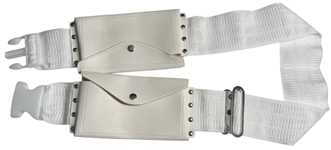 Mens Ihram Ahram Ehram Waist BELT 2 Pockets For Umrah Hajj